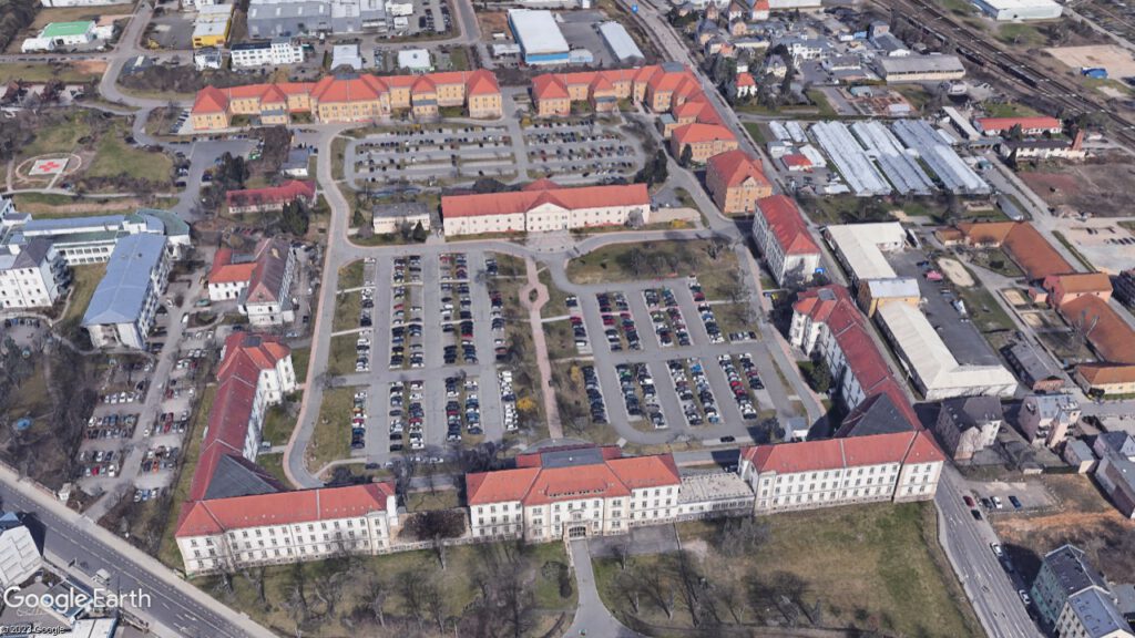 Verwaltungszentrum Zwickau, Foto © Google Earth