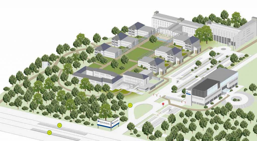 Lageplan der DGUV-Akademie Dresden, Quelle: IAG