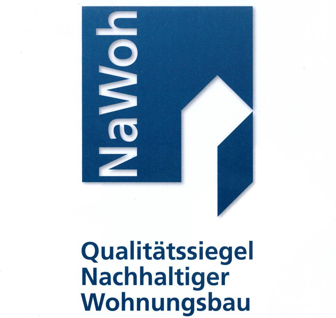 Logo NaWoh - Qualitätssiegel Nachhaltiger Wohnungsbau, © Verein zur Förderung der Nachhaltigkeit im Wohnungsbau e.V.